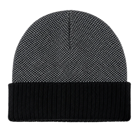 KNITTED CUFF BEANIE BLACK - GE42100080309BJ