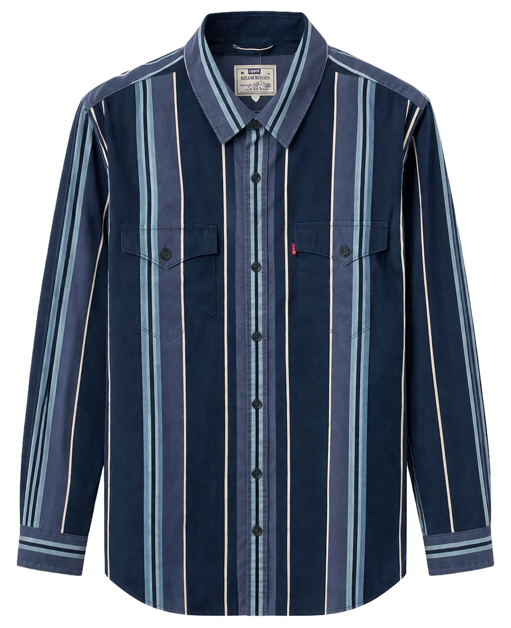 LEVI ASSORTED L/S B/D SHIRTS ASSORTED- 6PC PACK