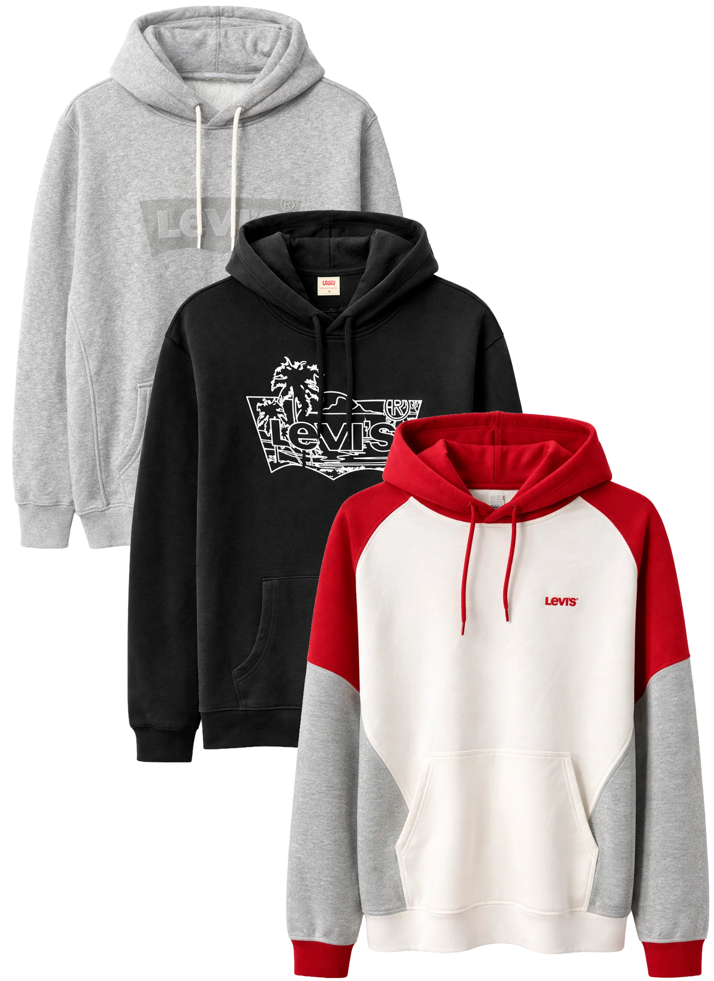 LEVI ASSORTED HOODIES- 6PC PACK