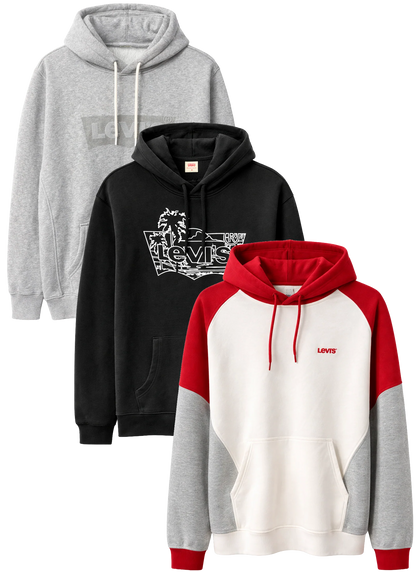 LEVI ASSORTED HOODIES- 6PC PACK
