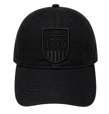 LICENSED AUTHENTIC 1776 DAD HAT BLACK - BA30716GENU