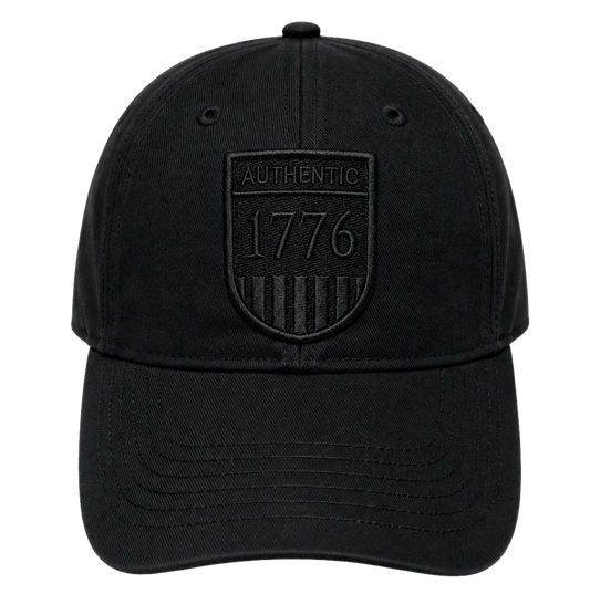 LICENSED AUTHENTIC 1776 DAD HAT BLACK - BA30716GENU