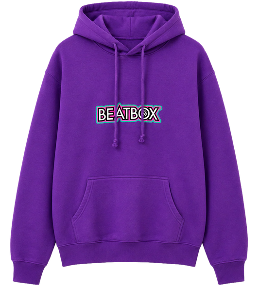 LICENSED BEAT BOX HOODIE PURPLE - MYSTIC GRAPE