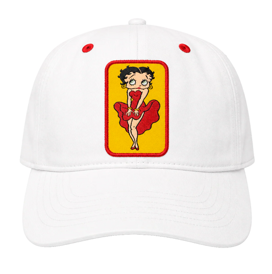 LICENSED BETTY BOOP DAD HAT WHITE - BA24595BTBU