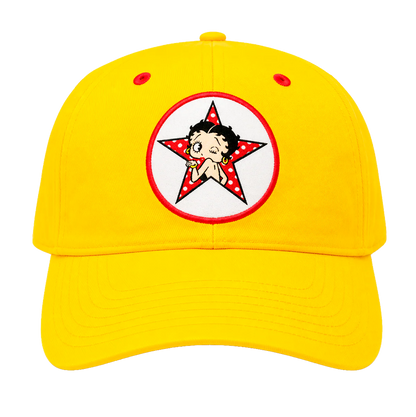 LICENSED BETTY BOOP DAD HAT YELLOW - BA24596BTBU