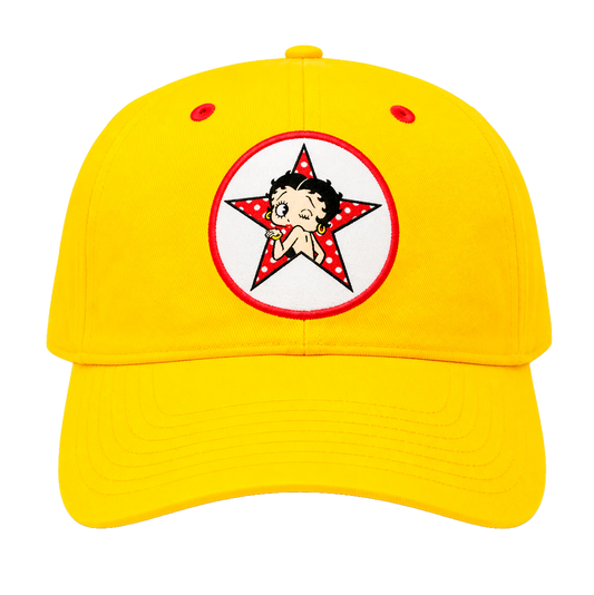 LICENSED BETTY BOOP DAD HAT YELLOW - BA24596BTBU
