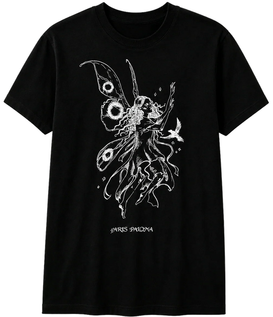 LICENSED MUSIC GRAPHIC T-SHIRT BLACK - PARIS PALOMA
