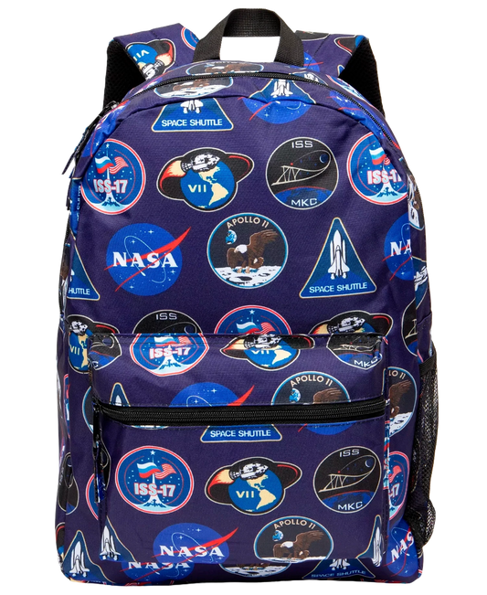 LICENSED NASA GRAPHIC BACKPACK NAVY - BP25503NASU- 6PC PACK