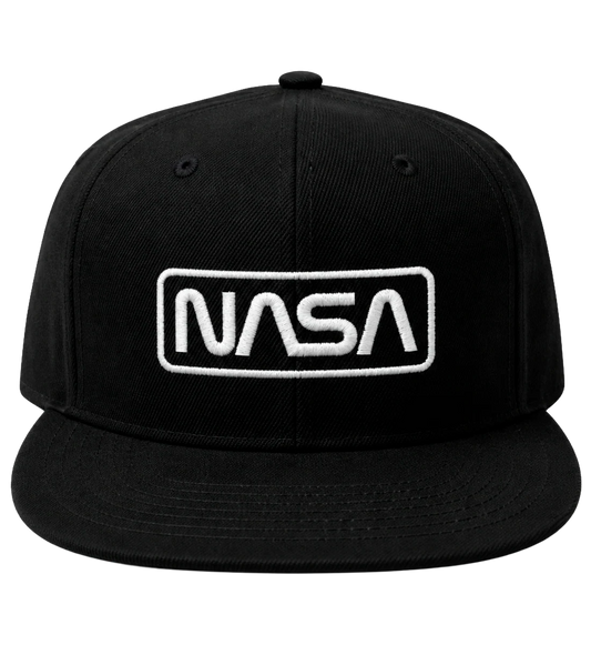 LICENSED NASA LOGO SNAPBACK HAT BLACK - SB24933GENU