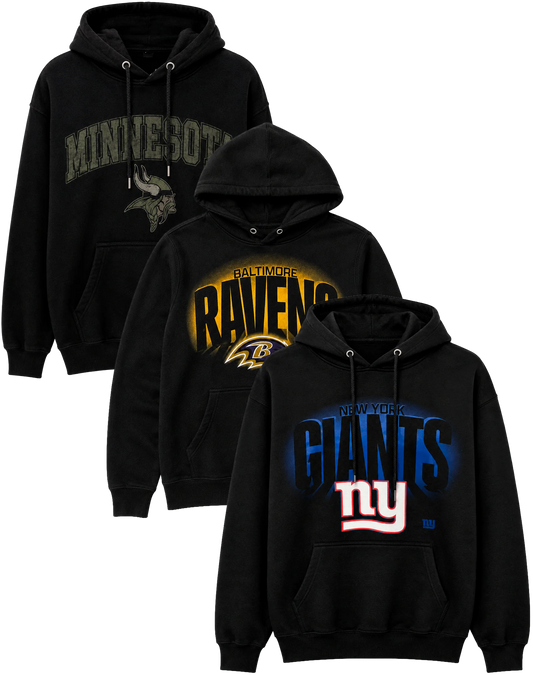 LICENSED NFL ASSORTED TEAMS FLEECE HOODIES ASST - NFLHDA