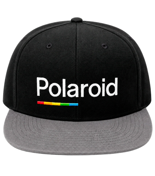 LICENSED POLAROID SNAPBACK HAT BLACK - SB24934PLDU