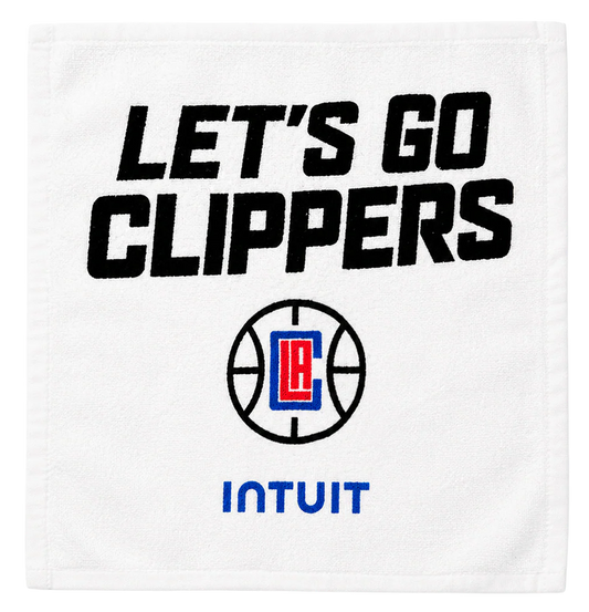 LICENSED PROTOWELS NBA RALLY TOWEL WHITE - 460680 CLIPPERS