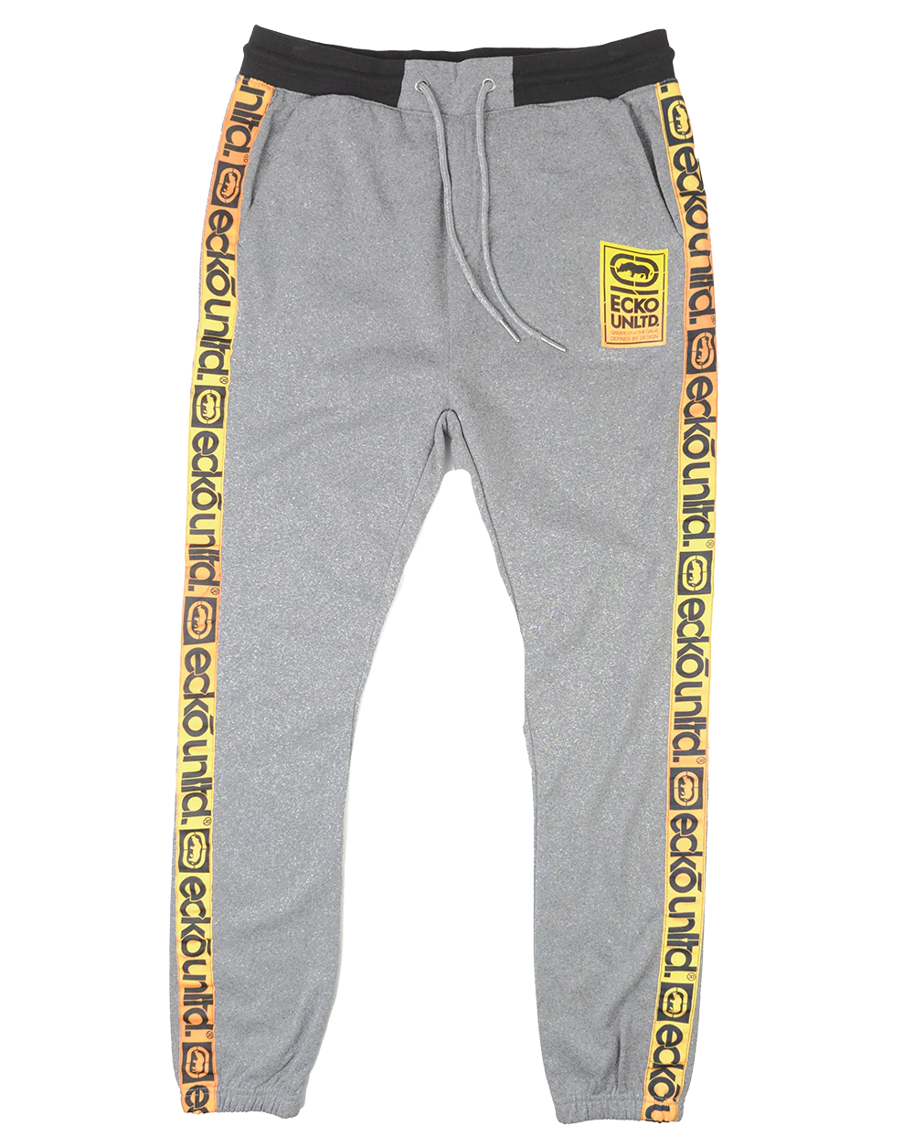 MARC ECKO JOGGER PANTS GREY MARLED/YELLOW - EO31G727- 6PC PACK