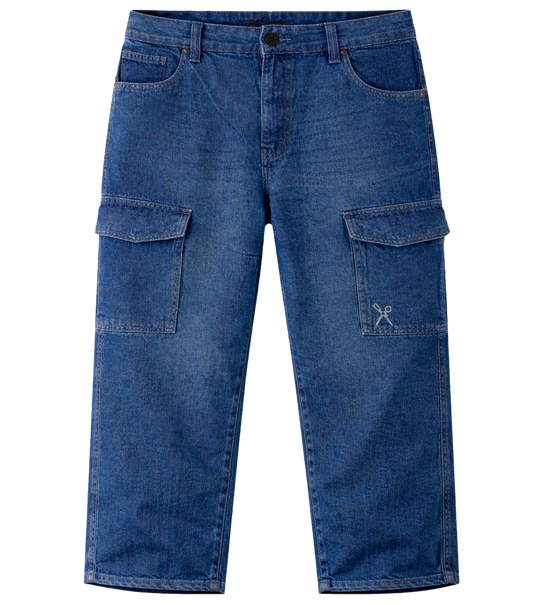 MARC ECKO LOOSE FIT CARGO JEANS DK BLUE - ME15J31- 8PC PACK