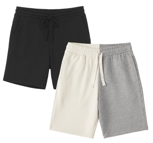 NO BOUNDARIES ASSORTED SWEAT SHORTS- 6PC PACK