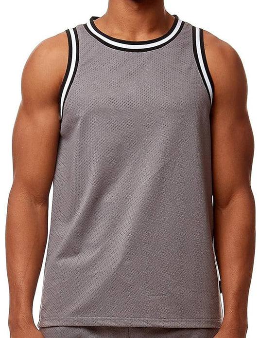 REBEL MINDS BASKETBALL JERSEY GREY - 100-120- 6PC PACK