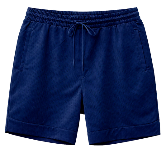 REBEL MINDS PLUS SIZE BASKETBALL SHORTS NAVY - 100-931T-  6PC PACK