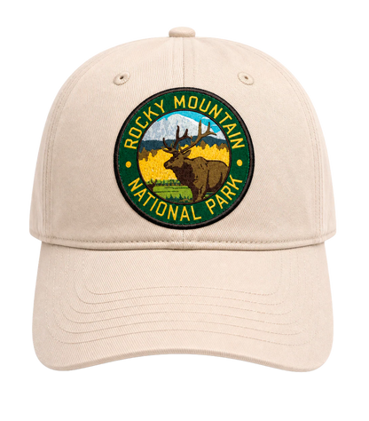 ROCKY MOUNTAIN NATIONAL PARK DAD HAT CREAM - BA24490NPFU