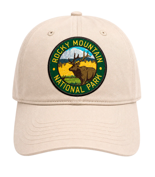 ROCKY MOUNTAIN NATIONAL PARK DAD HAT CREAM - BA24490NPFU