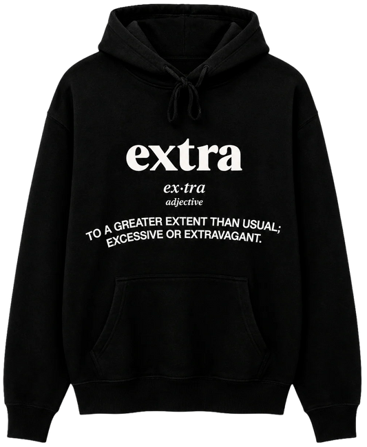 SUGAR FLOWER EXTRA HOODIE BLACK - JRSFHOL22HD003