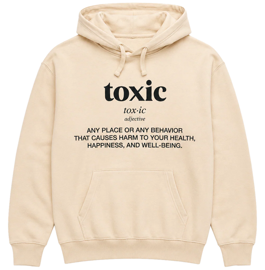 SUGAR FLOWER TOXIC HOODIE SAND - JRSFHOL22HD002
