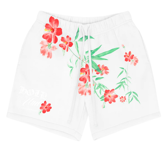 UNDERTD GRAPHIC SWEAT SHORTS WHITE - US5202