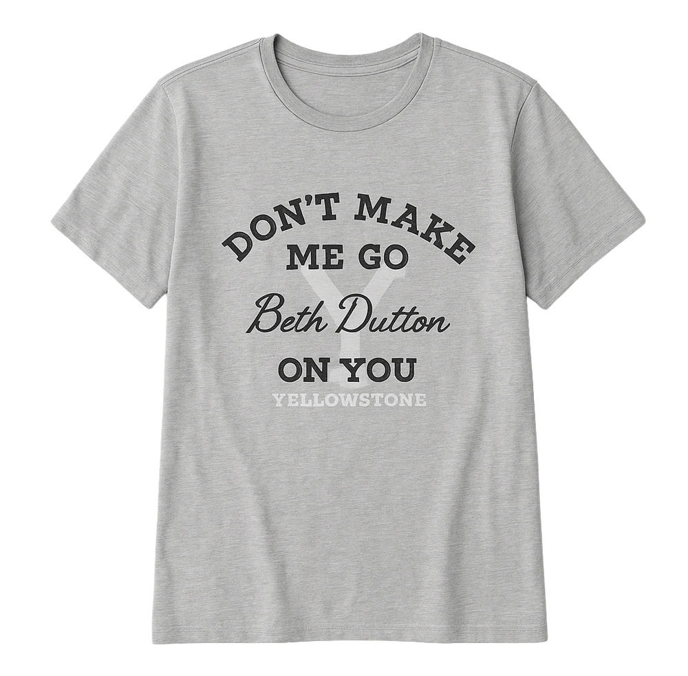 WOMENS LICENSED YELLOW STONE T-SHIRT GREY - 30294854F- 6PC PACK