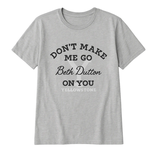 WOMENS LICENSED YELLOW STONE T-SHIRT GREY - 30294854F- 6PC PACK
