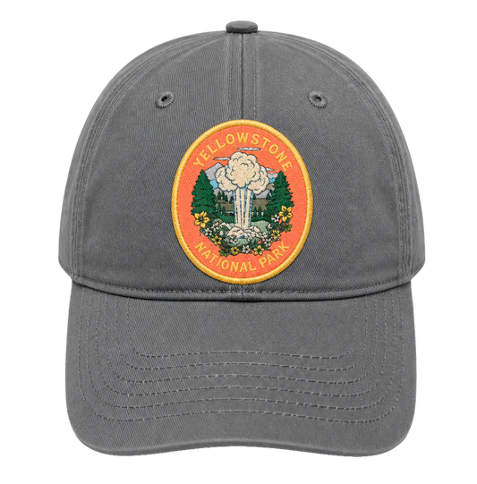 YELLOWSTONE NATIONAL PARK DAD HAT GREY - BA26727NPFU