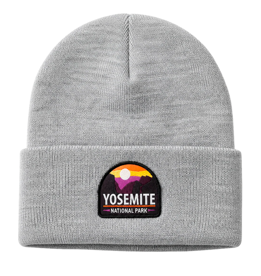 YOSEMITE NATIONAL PARK BEANIE GREY HTR - KC24560NPFU2- 6PC PACK