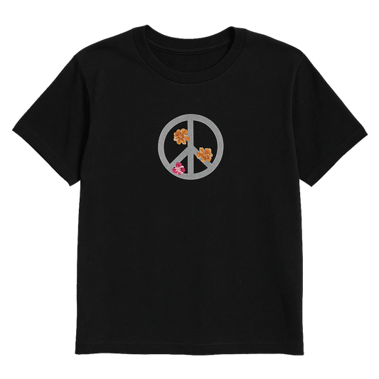 YOUTH BOYS CHEMISTRY PEACE T-SHIRT BLACK - 3PLE85860ZM- 6PC PACK