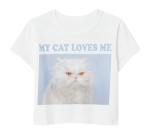 YOUTH GIRLS VERBAGE CROP T-SHIRT OFF WHITE - 5PLE99740F- 6PC PACK
