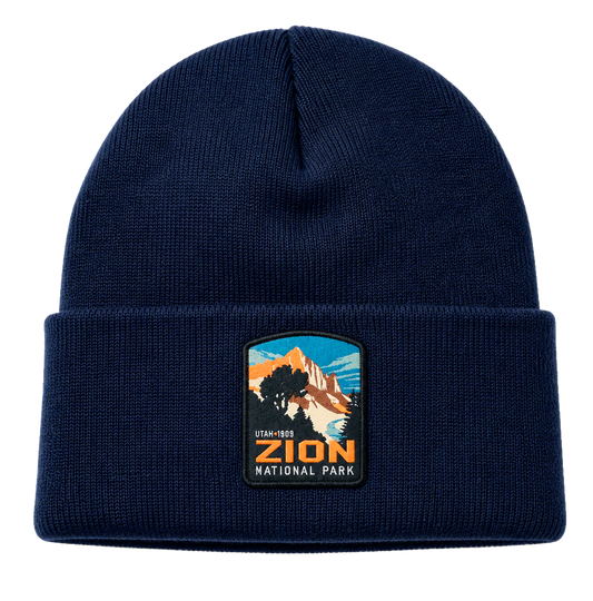 ZION NATIONAL PARK BEANIE NAVY - KC24560NPFU4- 6PC PACK